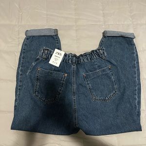 Zara paper-bag jeans